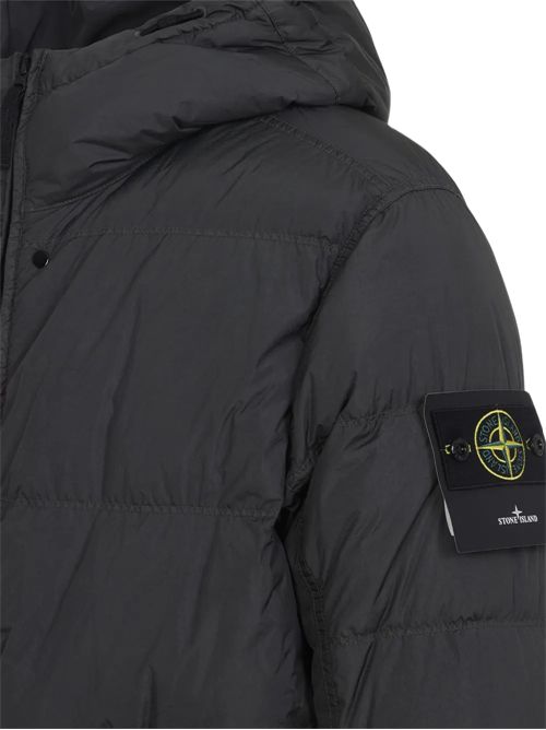 Stone Island Cappotto imbottito con cappuccio Stone Island | K2S154100011S0A23V0062 LEAD GREY